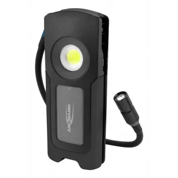 Lanterna de mão LED Ansmann WL1500R Pocket Flex preta 17,1 cm 6000K