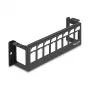 Patch panel DeLOCK 86516 preto metal montagem na parede 50mm x 41,6mm x 175mm