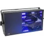 Projetor EUROLITE preto 400W modelo 51100810 — luz profissional de palco/trabalho, caixa preta