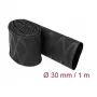 Tubo termorretrátil DeLOCK 19596 padrão X antiderrapante 1 m x 30 mm preto