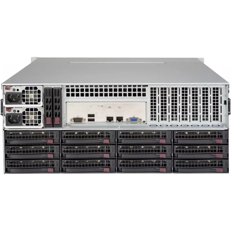 Supermicro SuperChassis 847BA-R1K23LPB chassis de servidor 4U 36 baías 1200W redundante