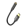 Adaptador de cabo Baseus CATL54-01 Type-C para 3,5 mm, preto