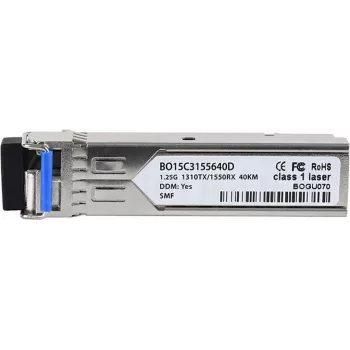 BlueOptics DEM-331R-BO Módulo transcetor SFP, 1,25 Gbit/s, compatível com D-Link DEM-331R
