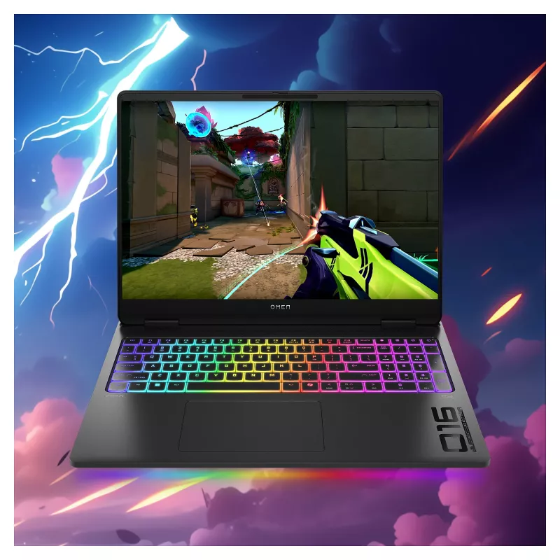 HP OMEN by MAX 16-ah0095ng CU 9 275HX, NVIDIA GeForce RTX 5080, 32GB 2TB SSD W11Home - Layout do teclado possivelmente alemão