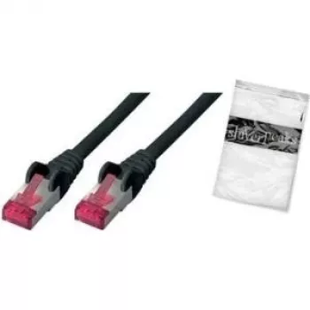 Cabo de rede ShiverPeaks BS75711-AS 1m Cat6a S/FTP preto