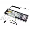 Teclado Sharkoon SKILLER SGK50 S2 branco layout DE Gateron Yellow