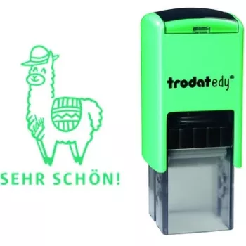 Trodat Printy 4922 carimbo com motivo, verde menta, lama (163237)
