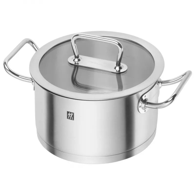Zwilling Pro 65120-005-0 conjunto de tachos e panelas, 5 peças, aço inoxidável, prateado