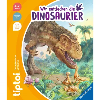 tiptoi Descobrimos os dinossauros, livro educativo