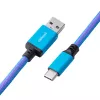 Cabo USB Cablemod CM-CKCA-CLB-ILB150ILB-R 1,5 m USB A USB C azul (CM-CKCA-CLB-ILB150ILB-R)