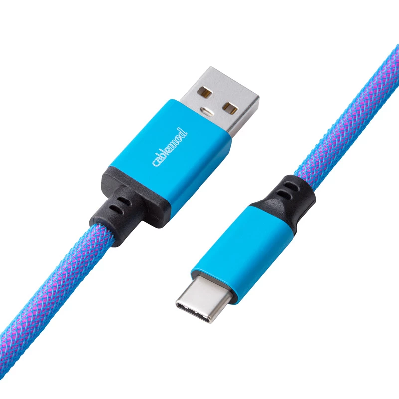 Cabo USB Cablemod CM-CKCA-CLB-ILB150ILB-R 1,5 m USB A USB C azul (CM-CKCA-CLB-ILB150ILB-R)