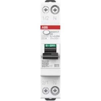 Interruptor RCBO ABB 1 DSX301CA-B13/0,03TE 6kA 1P+N tipo A B13 2CSR255165R1135 (2CSR255165R1135)