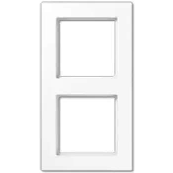Placa de parede / Tampa de interruptor JUNG AC 582 WW — Branco, Duroplástico, 84×155 mm