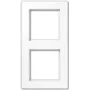 Placa de parede / Tampa de interruptor JUNG AC 582 WW — Branco, Duroplástico, 84×155 mm