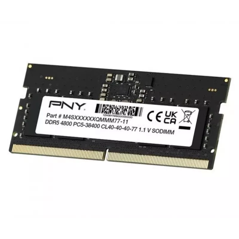 Memória para portátil PNY DDR5 16GB SODIMM 4800
