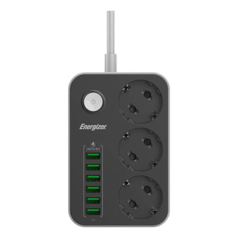 Powerbank portátil Energizer EPB2500W01EU 2500 mAh saída USB carregador compacto