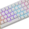 Teclado mecânico White Shark Wakizashi-2 US Red Switch, Tenkeyless/layout US, branco