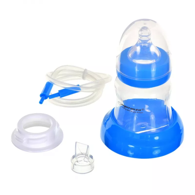 Bomba tira-leite ESPERANZA ECM003B eletrónica 150 ml, ecrã integrado, azul/branco, 100–240 V AC