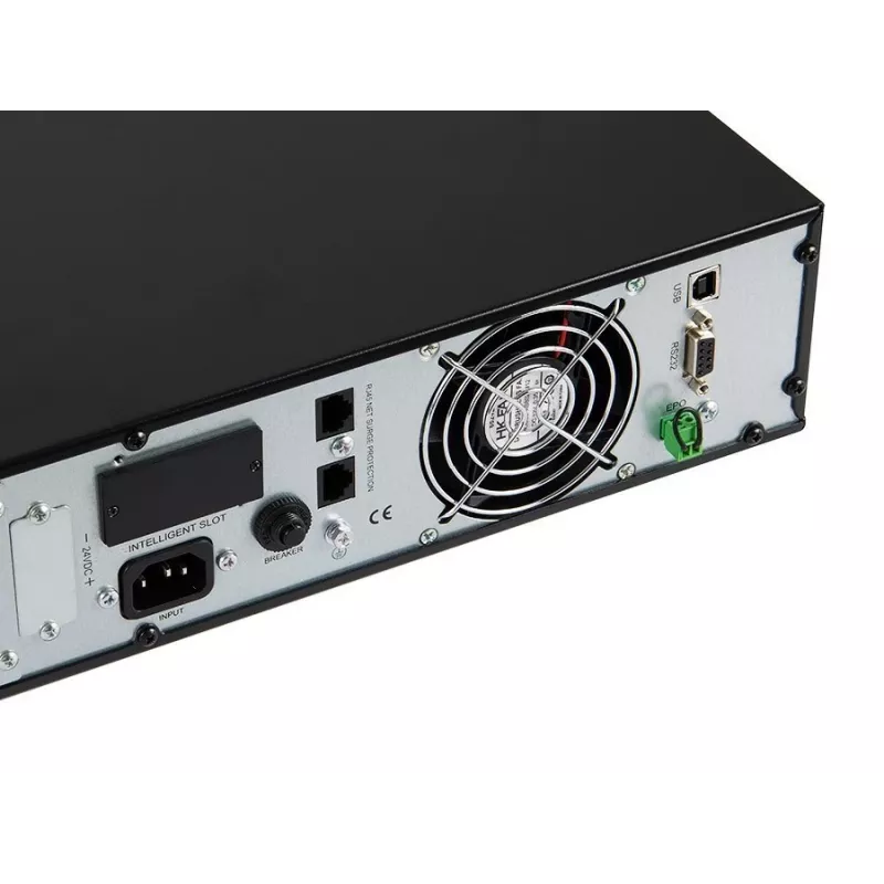 Unidade de alimentação ininterrupta Green Cell UPS13 — UPS online de dupla conversão, 1000 VA / 900 W, onda sinusoidal pura, 6 saídas AC, LCD, 2× baterias 12V 9Ah