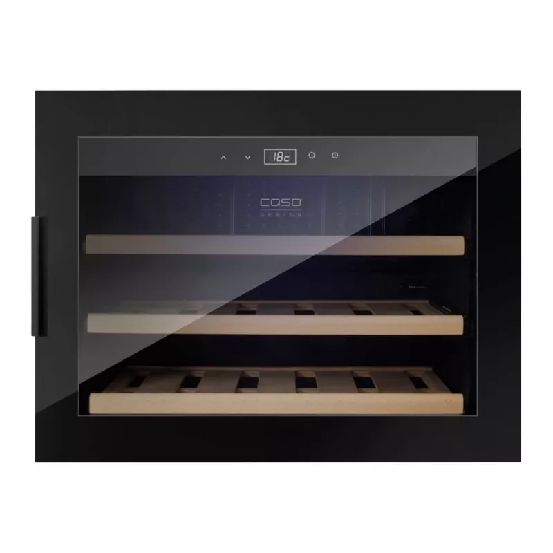 Caso WineSafe 18 EB preto garrafeira com compressor 18 garrafa(s)
