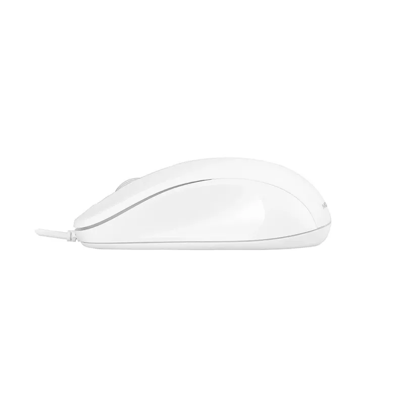 MODECOM M10 M-MC-0M10-200 rato (ótico, 1000 DPI, cor branca) (M-MC-0M10-200)