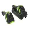 Zebra LI3678-ER Leitor de códigos de barras portátil 1D preto, verde