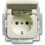 BUSCH JAEGER 20 EUKB-212 - CEE 7/3 - 2P+E - Bege - 250 V - 16 A - 71 mm