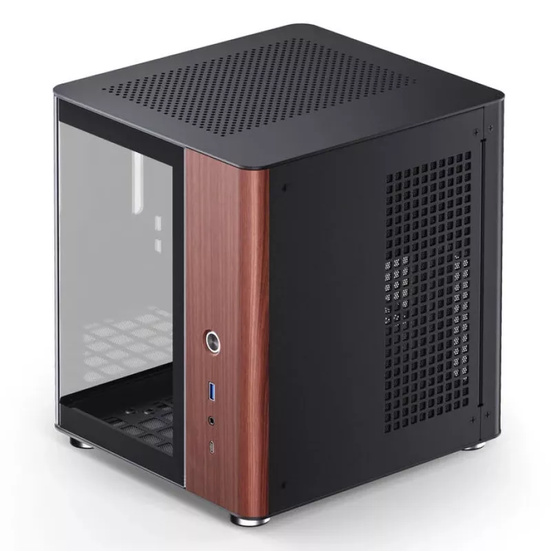Caixa de PC Jonsbo TK-0, Mini-Tower, Mini-ITX, preto