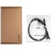 Cabo Icy Dock MB302L-B de MCIO 8i (SFF-TA-1016) para 2x OCuLink 4i (SFF-8611), PCIe 4.0, 0,5 m