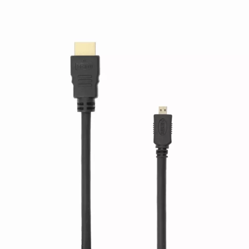 Cabo HDMI SBOX HDMI-MICRO/R 1.4 2 m — Micro-HDMI para HDMI, versão 1.4, 2 metros de comprimento