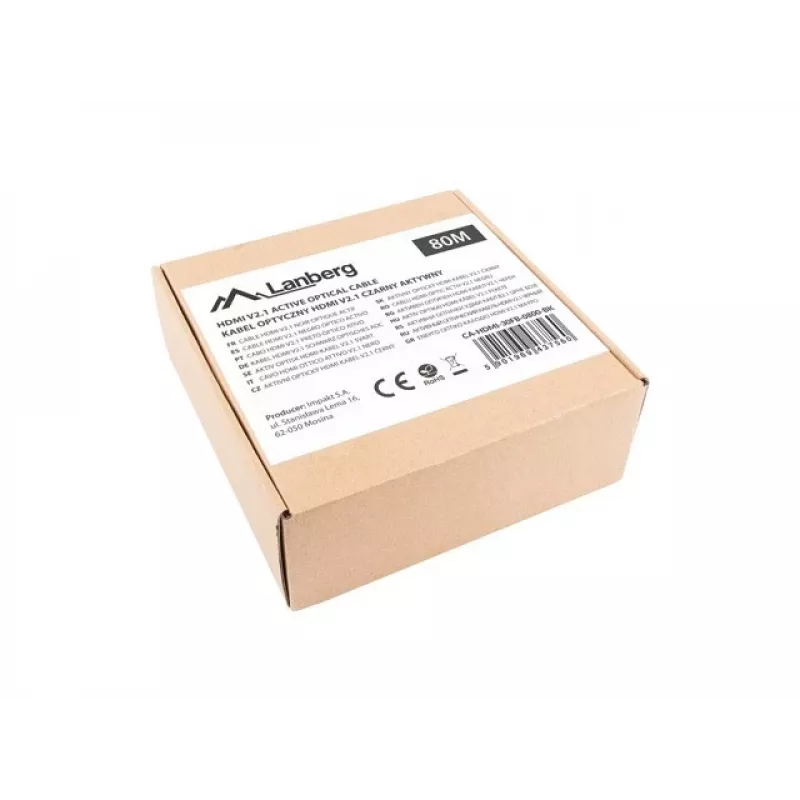 CABO HDMI M/M V2.1 80M 8K PRETO ÓTICO AOC LANBERG