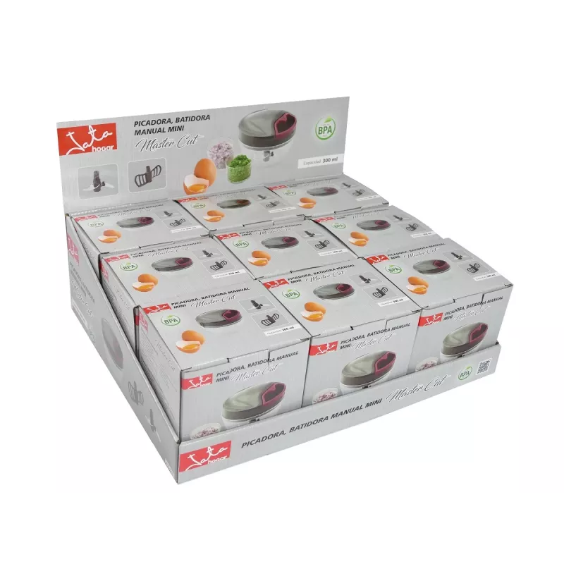Picadora de alimentos manual JATA AC57E preto transparente