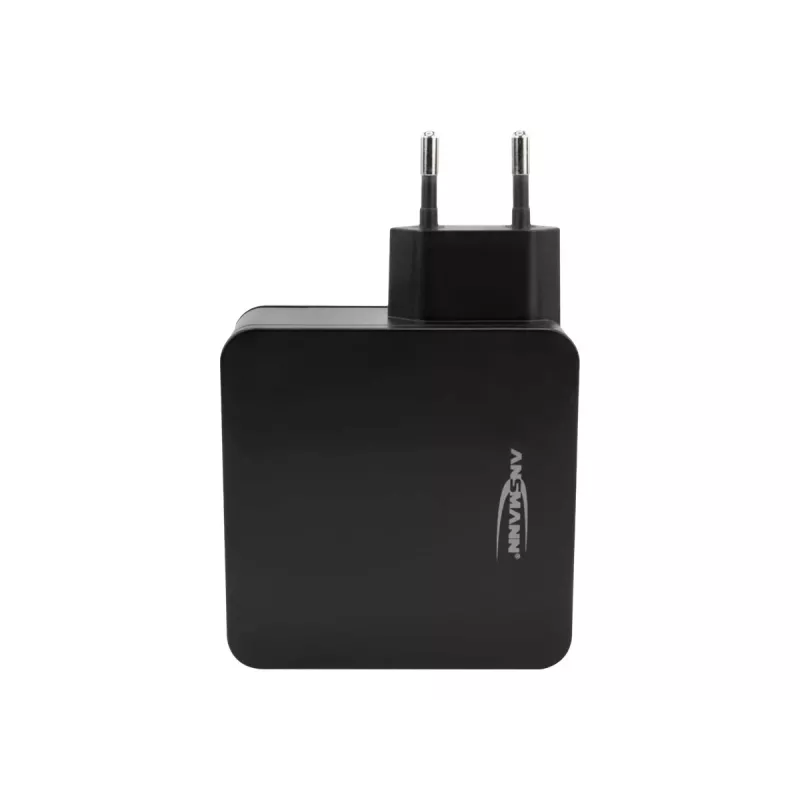 ANSMANN 247PD - fonte de alimentação - 45 Watt - 4700 mA - PD, QC 3.0 - 2 portas de saída (USB, USB-C) - preto (1001-0095)