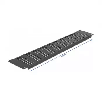 Tampa cega ventilada DeLOCK painel para armário de rede 19 polegadas 66680