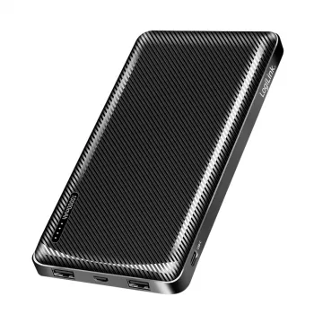 Powerbank Logilink, Li-Po, 2x USB-A, USB-C | PA0316 | 10000 mAh | preto