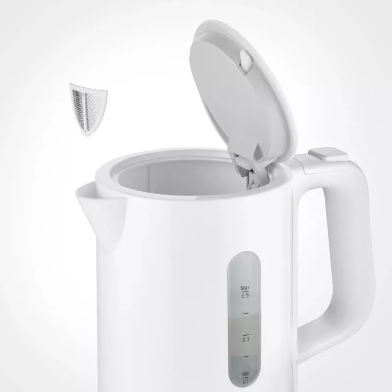 Chaleira elétrica Severin 0,5 L 1100 W branca