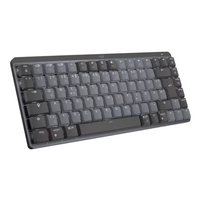 Logitech Master Series MX Mechanical Mini - Teclado - retroiluminado - Sem fios - Bluetooth LE - QWERTY - Nórdico (Dinamarquês/Finlandês/Norueguês/Sueco)