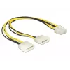 Cabo de alimentação interno DeLOCK 85453 0,3m 8 pinos EPS12V macho