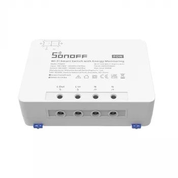 Interruptor inteligente Sonoff POWR3 branco 100-240V 25A