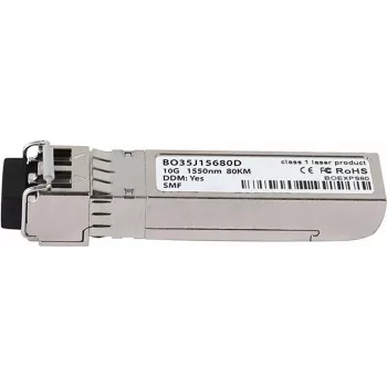 Transceptor de fibra ótica SFP-10G-ZR 10G, CBO, monomodo de longo alcance