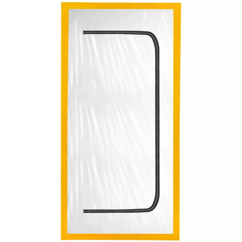 Porta de proteção contra poeira para renovação, cortina de poeira 220X110 porta