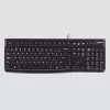 Logitech Desktop MK120 Combo, preto, com fio, layout suíço, 920-002504