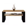 Mesa de centro / Mesa lateral / Mesa de canto Topeshop MODERN 1P ART CZ, mesa de centro de forma retangular, 2 pernas