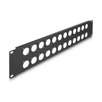 Acessório para patch panel DeLOCK 88055 montagem em rack 2U preto