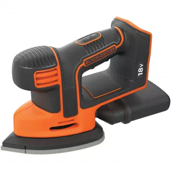Rebarbadora de detalhe Black & Decker BDCDS18N, sem fios 18V iões de lítio 1,5 Ah, 12.000 rpm, preto/laranja