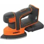 Lixadeira delta a bateria Black & Decker BDCDS18N 18 V, sem bateria e carregador, laranja/preto