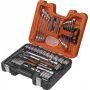 Conjunto de chaves de caixa BAHCO BAHS910 — conjunto de ferramentas de 92 peças com encaixe de 1/4 polegadas e 1/2 polegadas