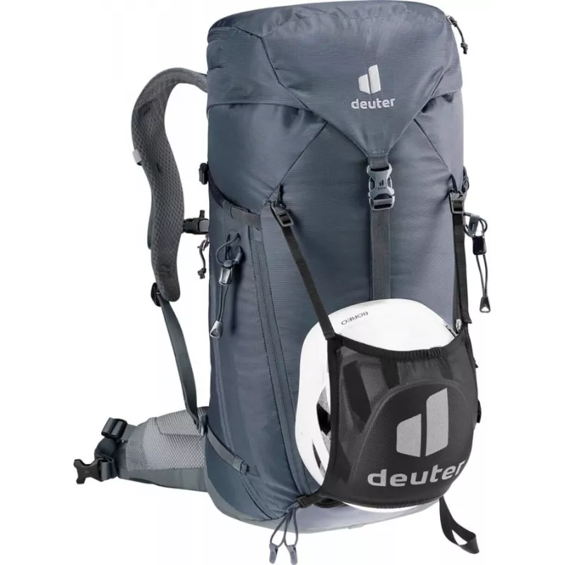 Mochila DEUTER Trail 32 EL preto-shale — capacidade 32 L, sistema de costas ergonómico