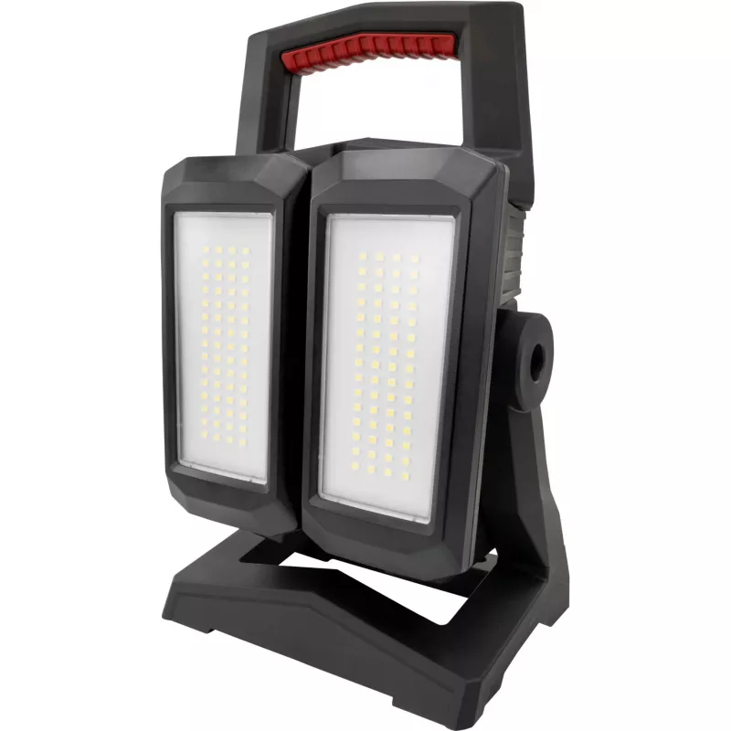 Holofote de trabalho ANSMANN HS4500R-DUO a bateria 4500 lm, projetor LED portátil