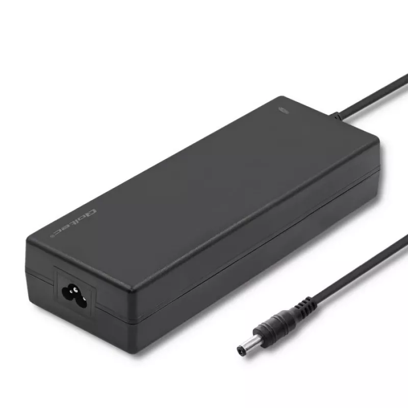 Fonte de alimentação de secretária Qoltec 120W | 12V | 10A | 5,5*2,5 | + cabo de alimentação
